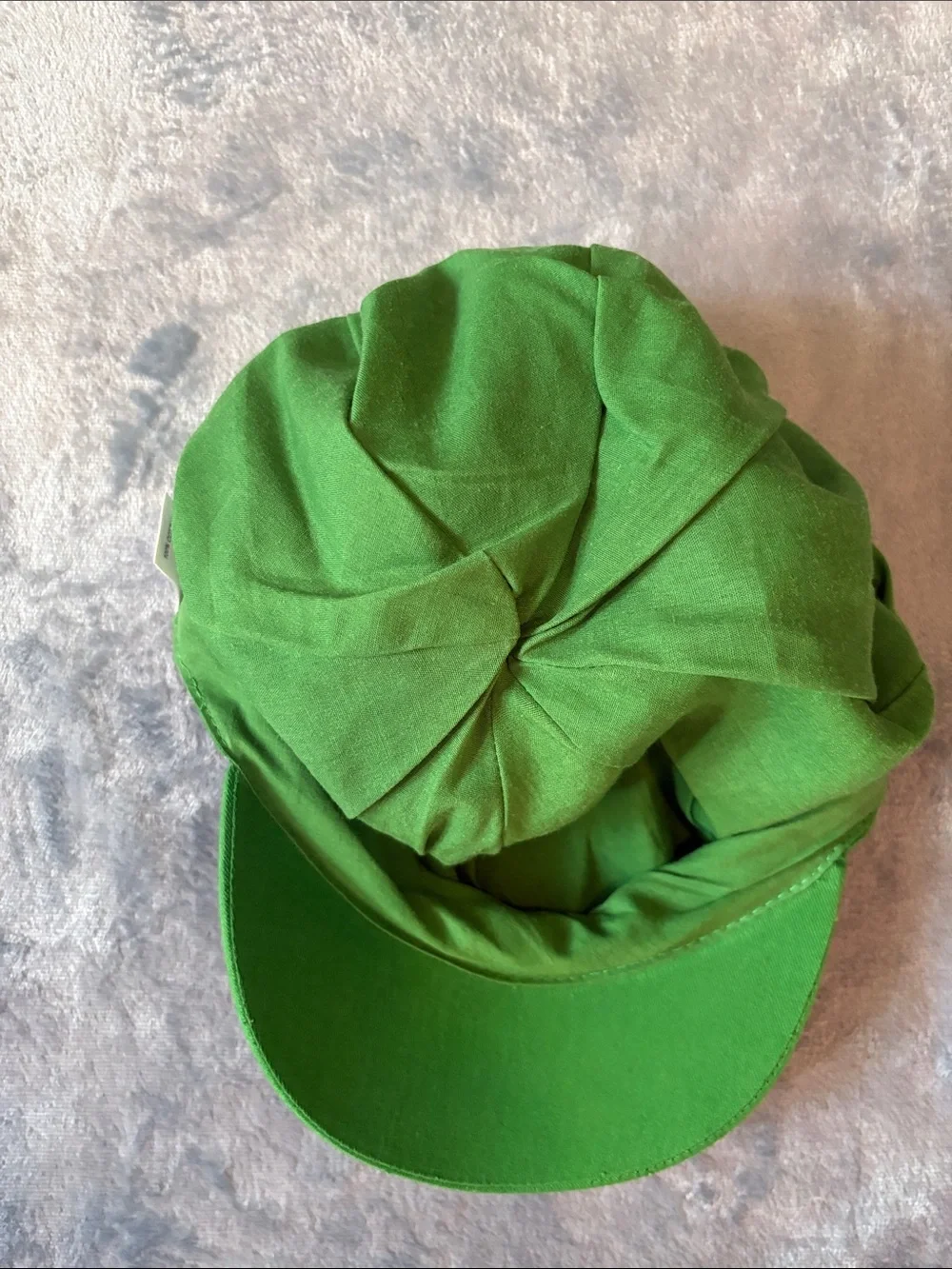 Green Men's Cotton Newsboy Cap - Classic Casual Hat